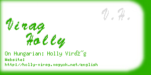 virag holly business card